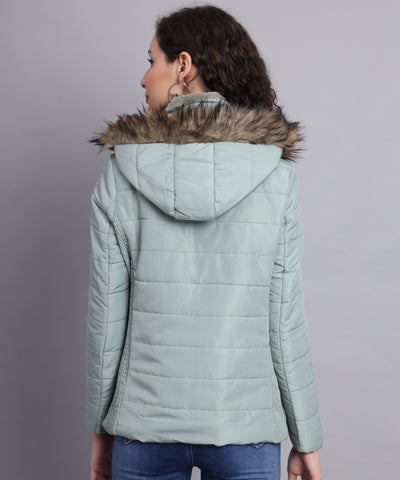 Mint Shell quilted jacket- AW6106