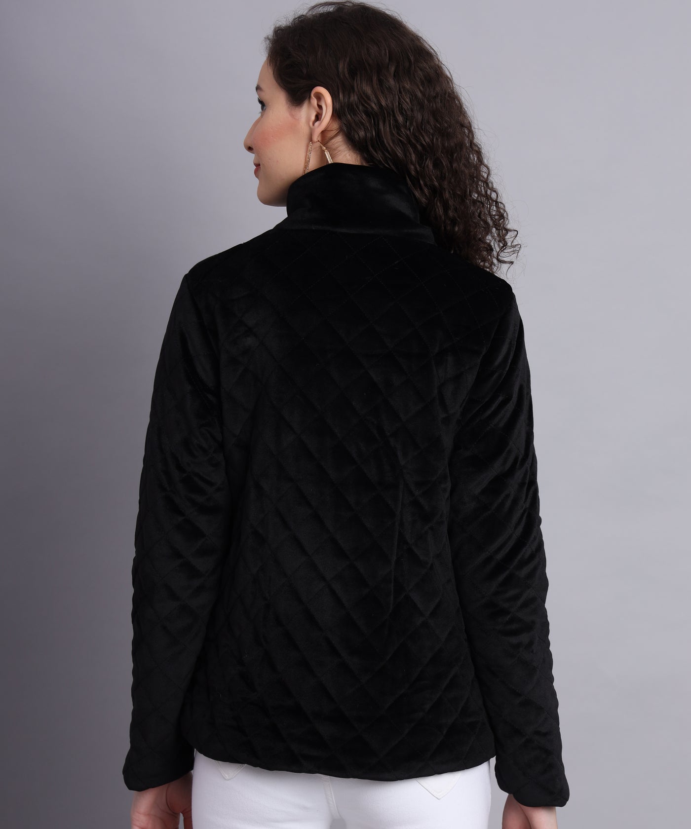 Black diamond quilted jacket - Aw6112