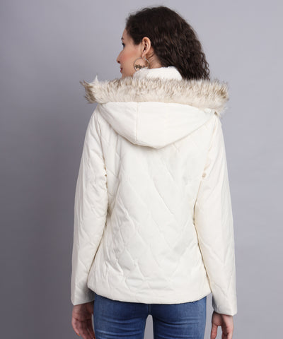 Off white diamond quilted jacket-AW6130