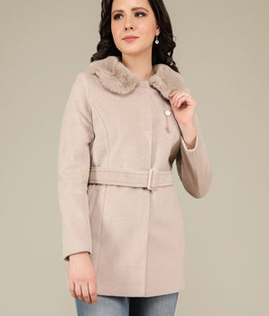 BEIGE COAT- 7227