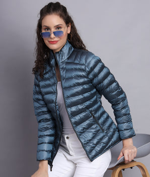 Blue Shell quilted jacket-AW6101