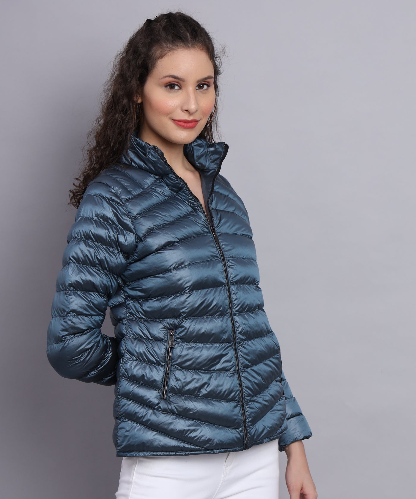 Blue Shell quilted jacket-AW6101