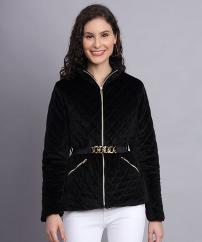 Black diamond quilted jacket - Aw6112