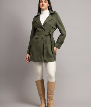 OLIVE COAT- 7215