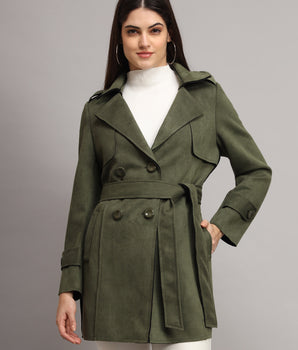 OLIVE COAT- 7215